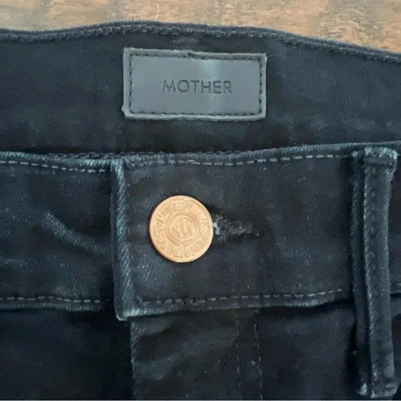 MOTHER Dark Blue Flare Jeans The Slant Drama 29 - Picture 3 of 11